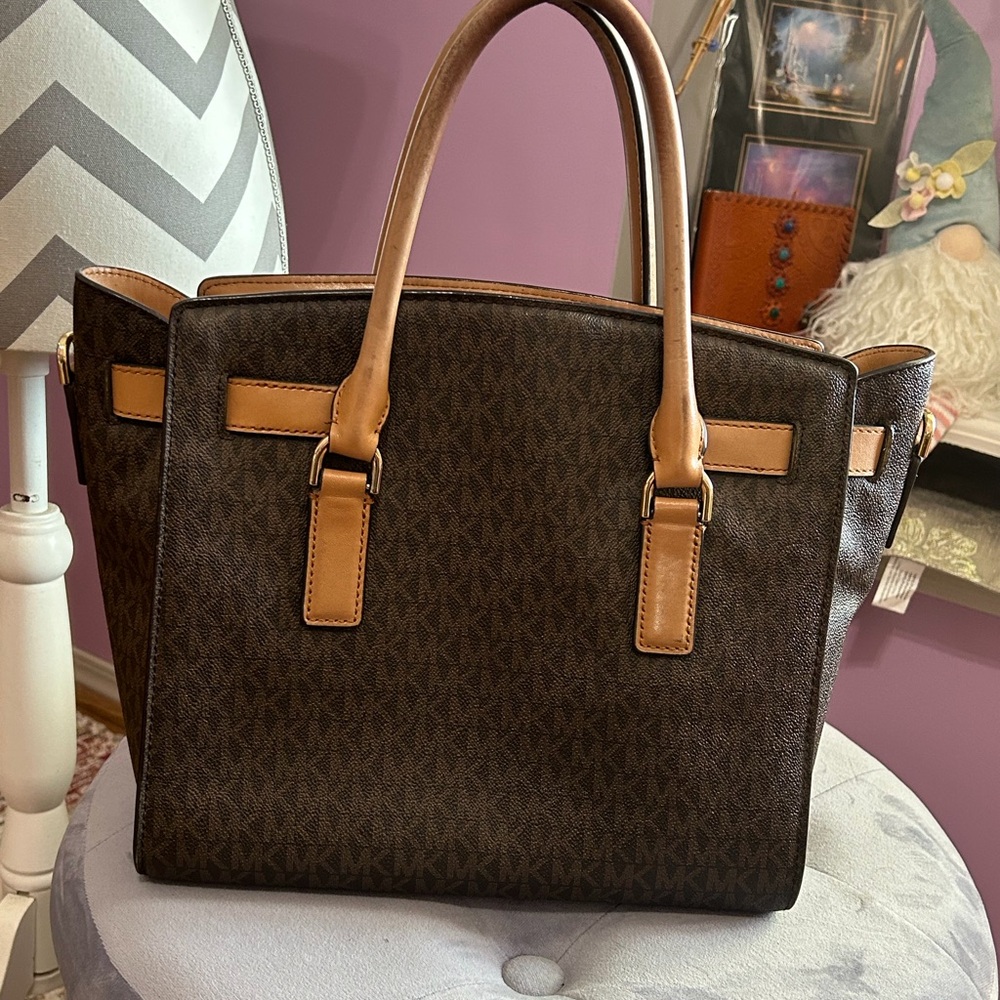 Michael Kors Brown and Tan Women's Bag - Picture 2 of 6